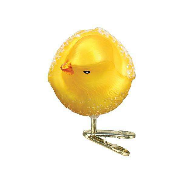 Old World Christmas Canary Blown Glass Ornament