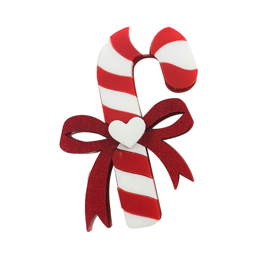 Candy Cane Brooch by Cherryloco Jewellery 1
