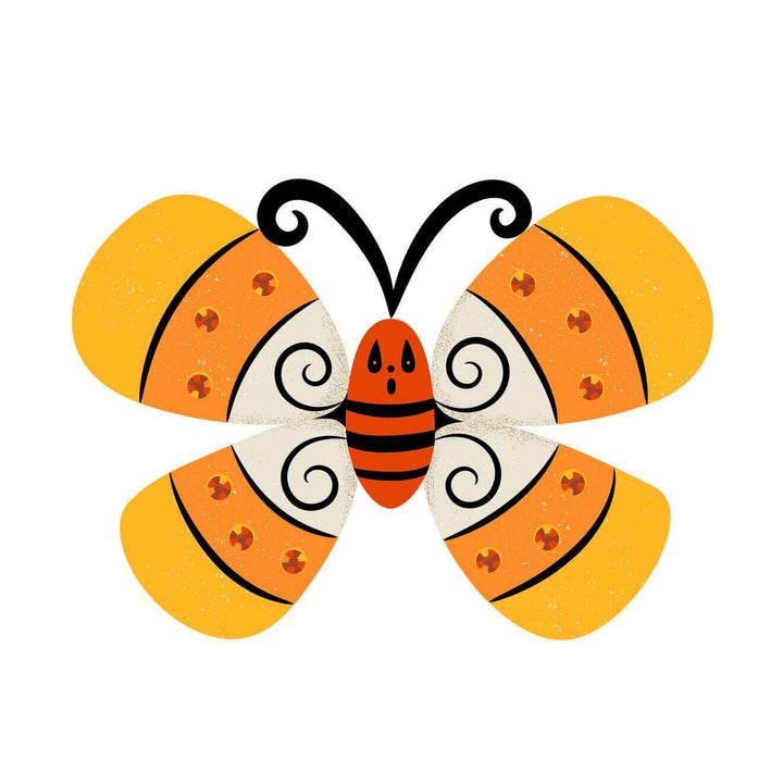 Candy Corn Winged Weena Brooch by Johanna Parker x Lipstick & Chrome