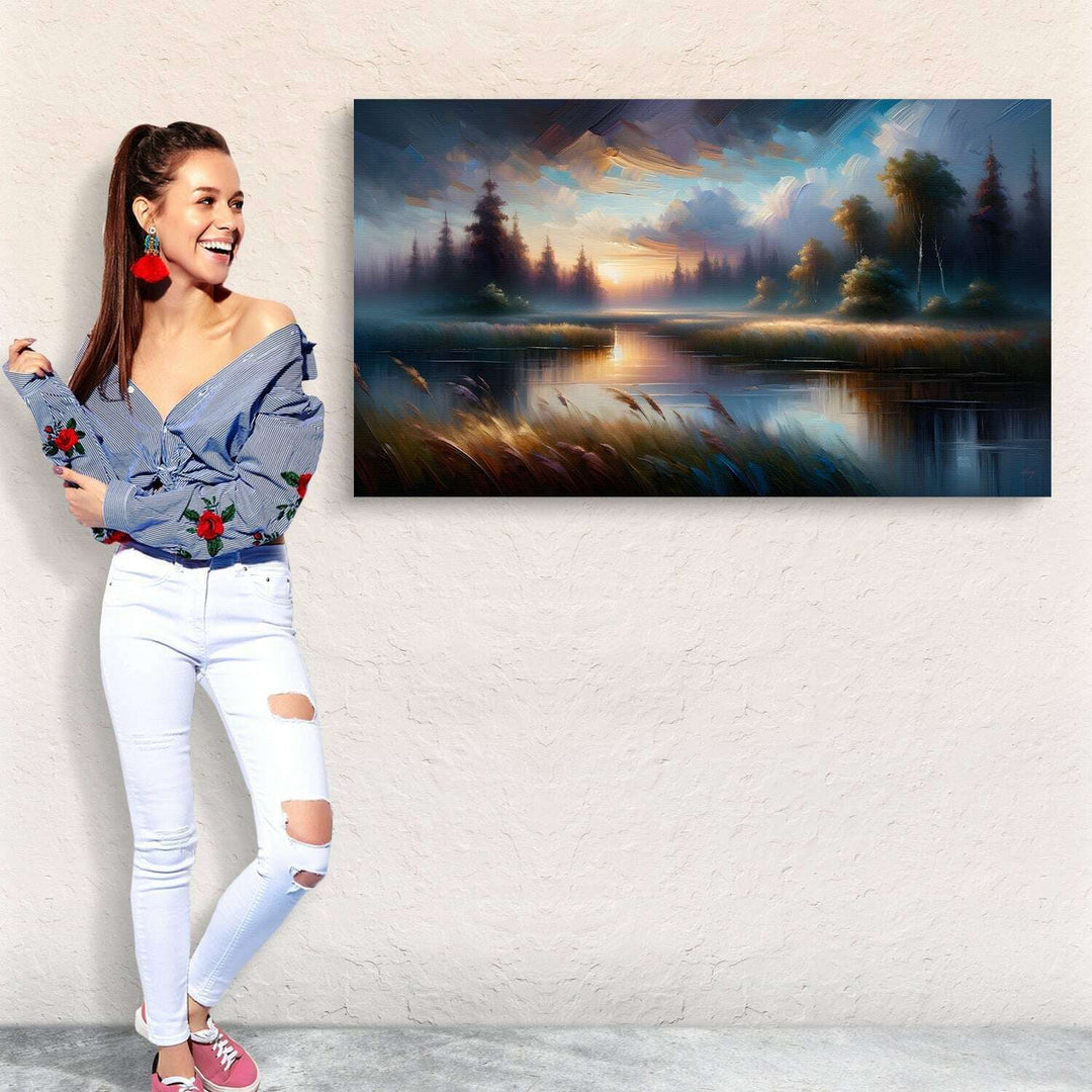 Canvas Print: "Dreaming Dusk"