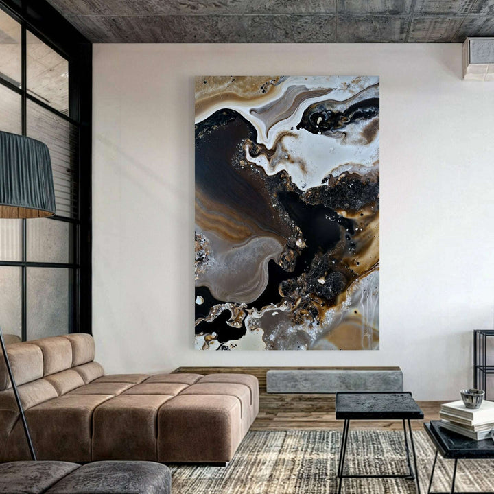 Canvas Print: "Geode Whispers III"