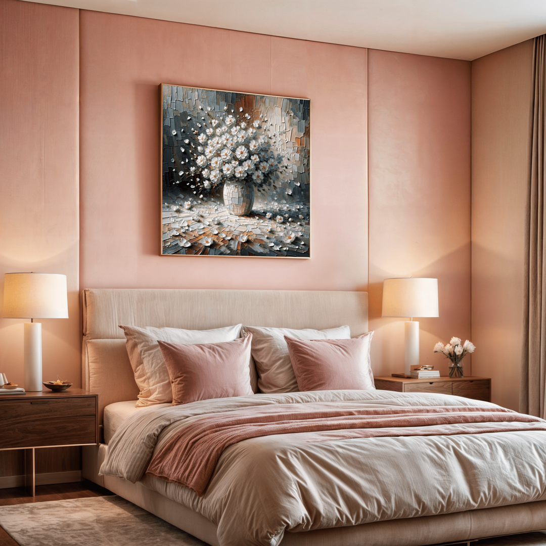 Canvas Print: "Porcelain Bloom"