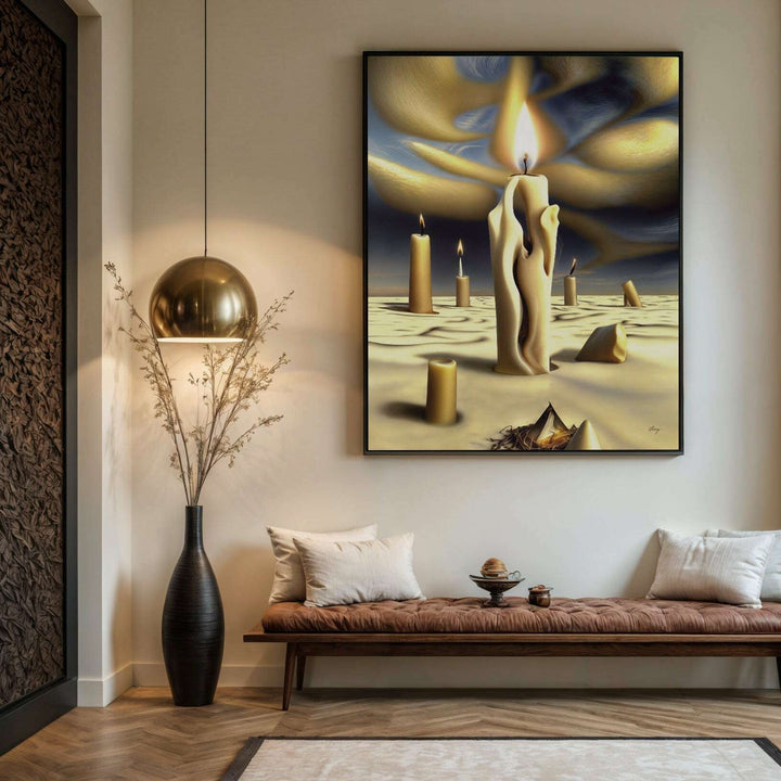 Canvas Print: "Surreal Flames"