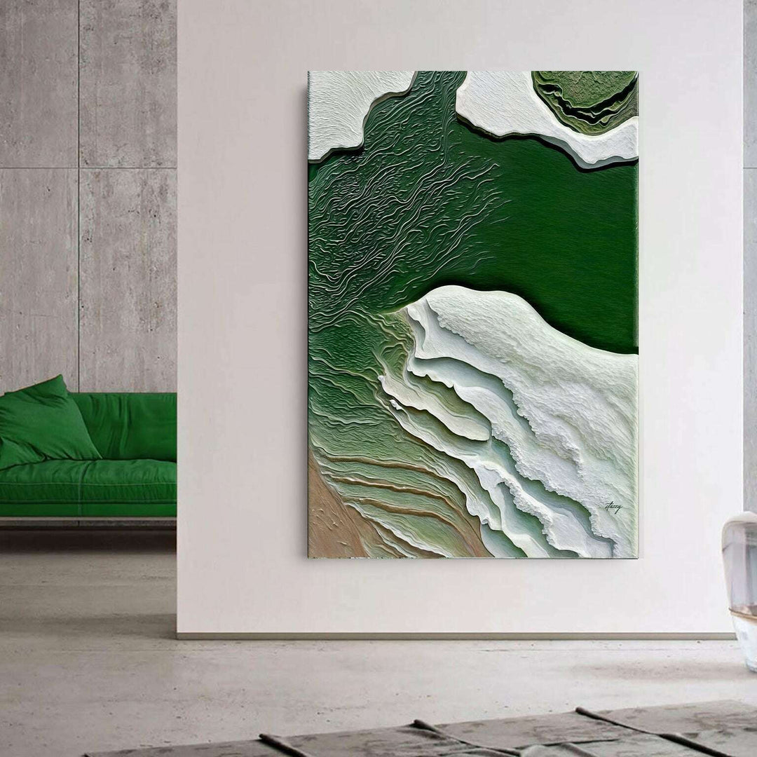 Canvas Print: "Verdant Cliffs II"