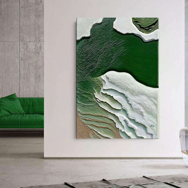 Canvas Print: "Verdant Cliffs II"