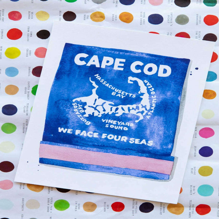 Cape Cod Matchbook Art Print