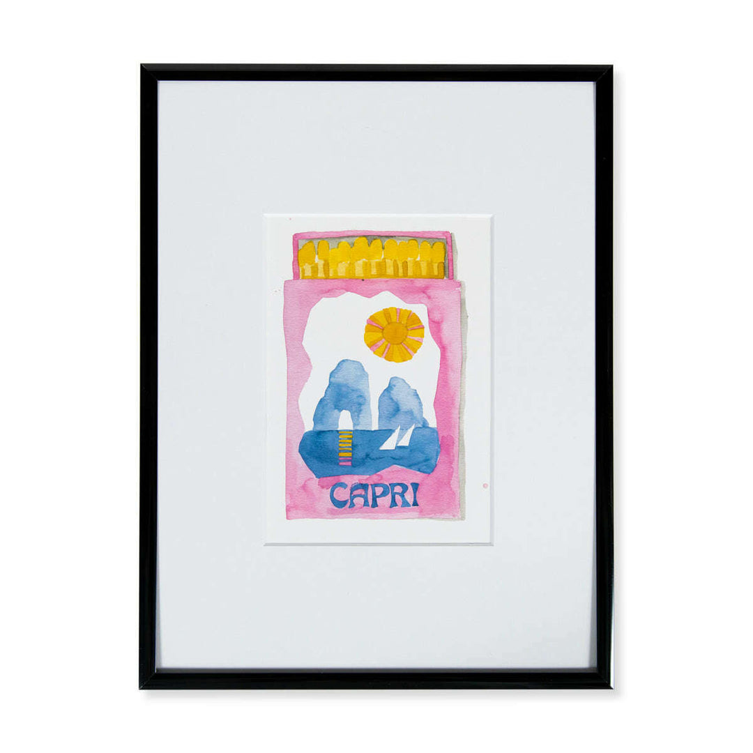 Capri Matchbook Art Print