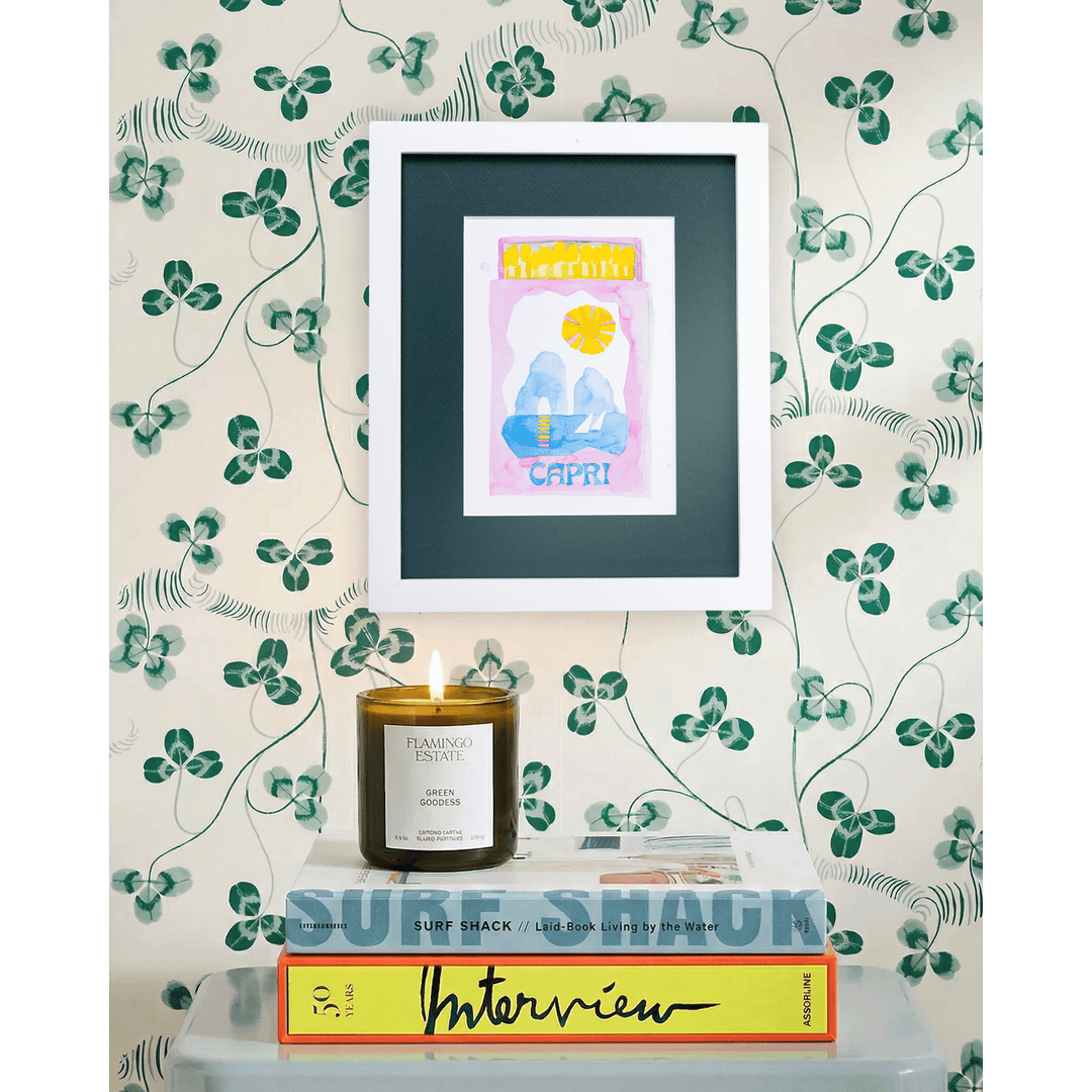 Capri Matchbook Art Print