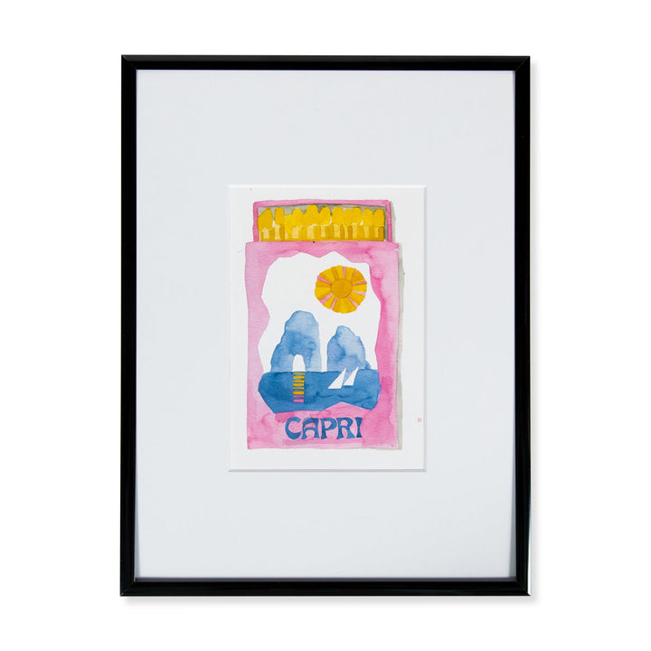 Capri Matchbook Art Print