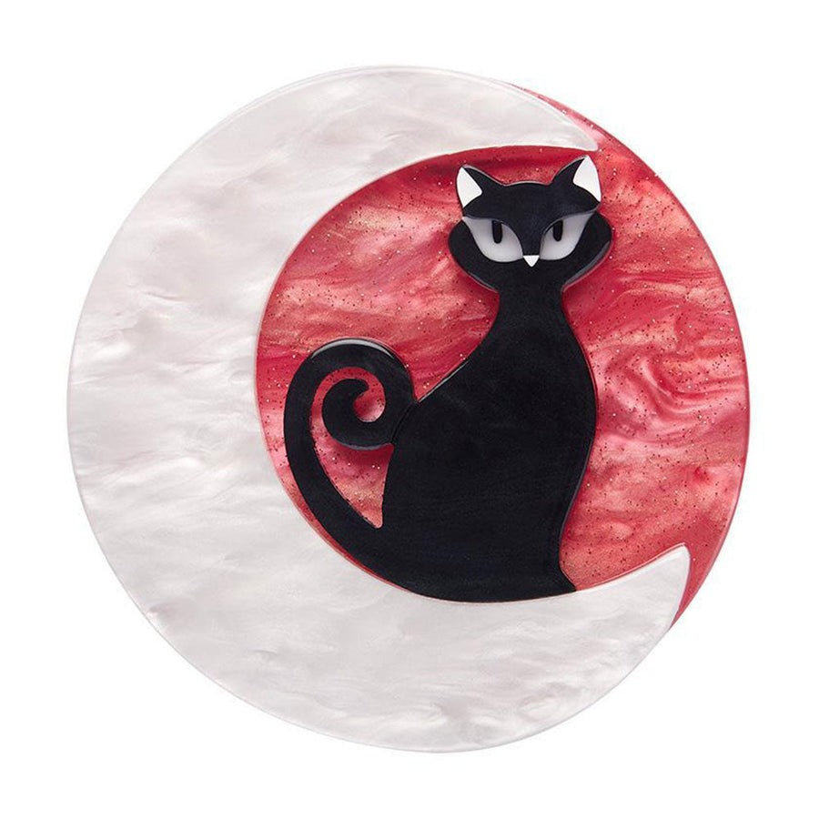 Cara the Halloween Kitty Brooch by Erstwilder image