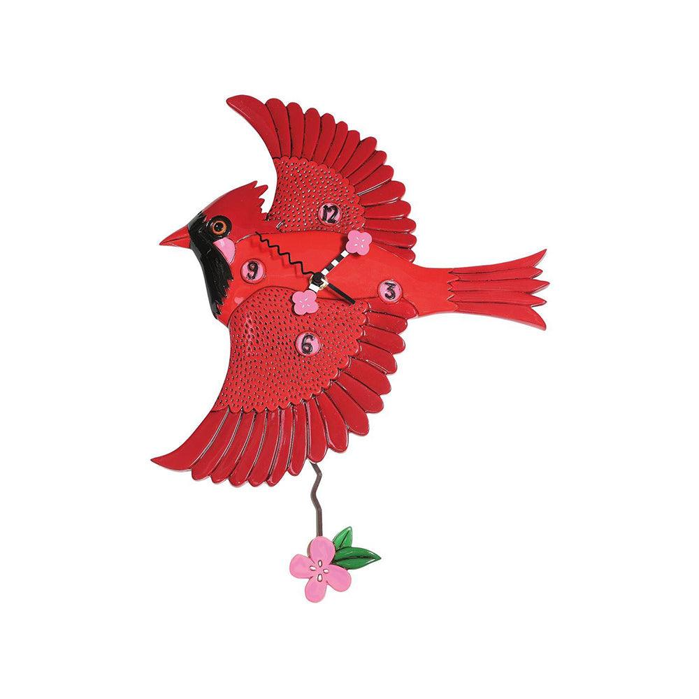 Cardinal's Song l Wall Clock by Allen Designs - Quirks!