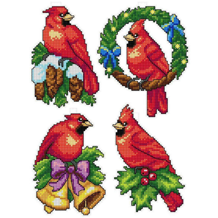 "Cardinals" 106CS Counted Cross-Stitch Kit