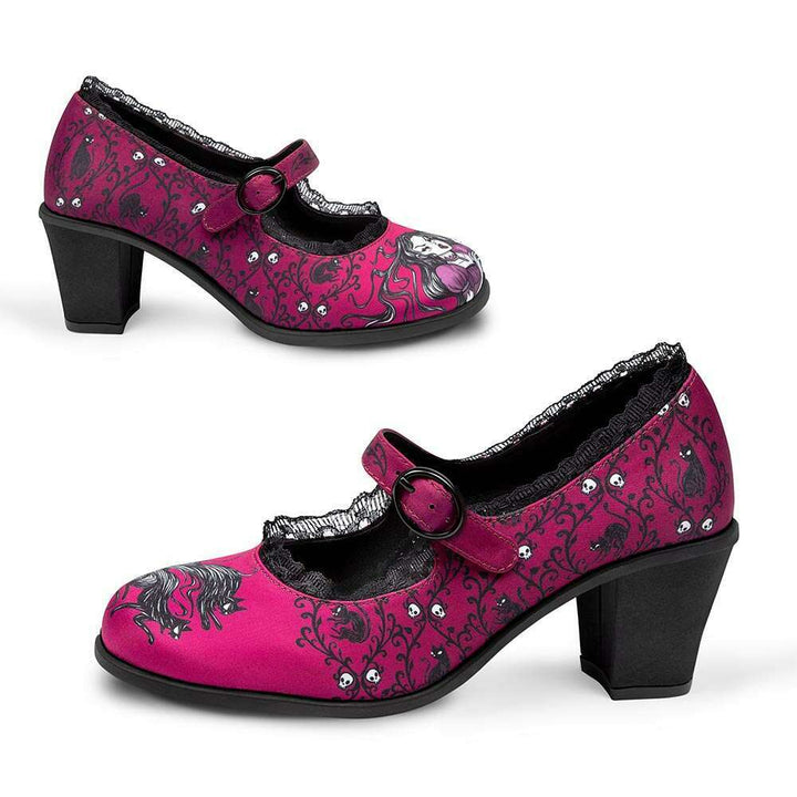 Carmilla Women's Mary Jane Mid Heels