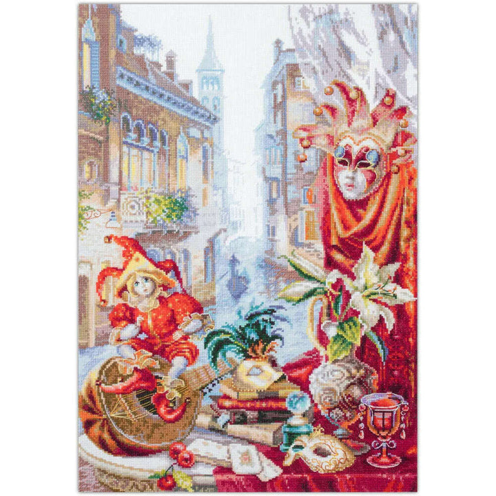 Carnevale di Venezia 528-555 Counted Cross-Stitch Kit