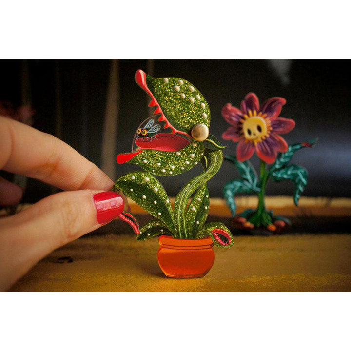 Carnivorous Plant Brooch by Laliblue image 2