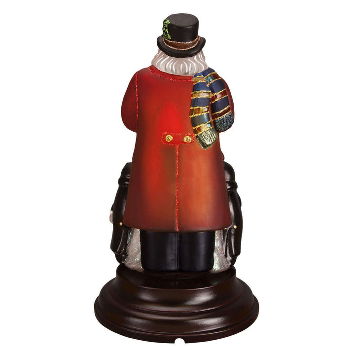 Old World Christmas Caroling Santa Blown Glass Night Light