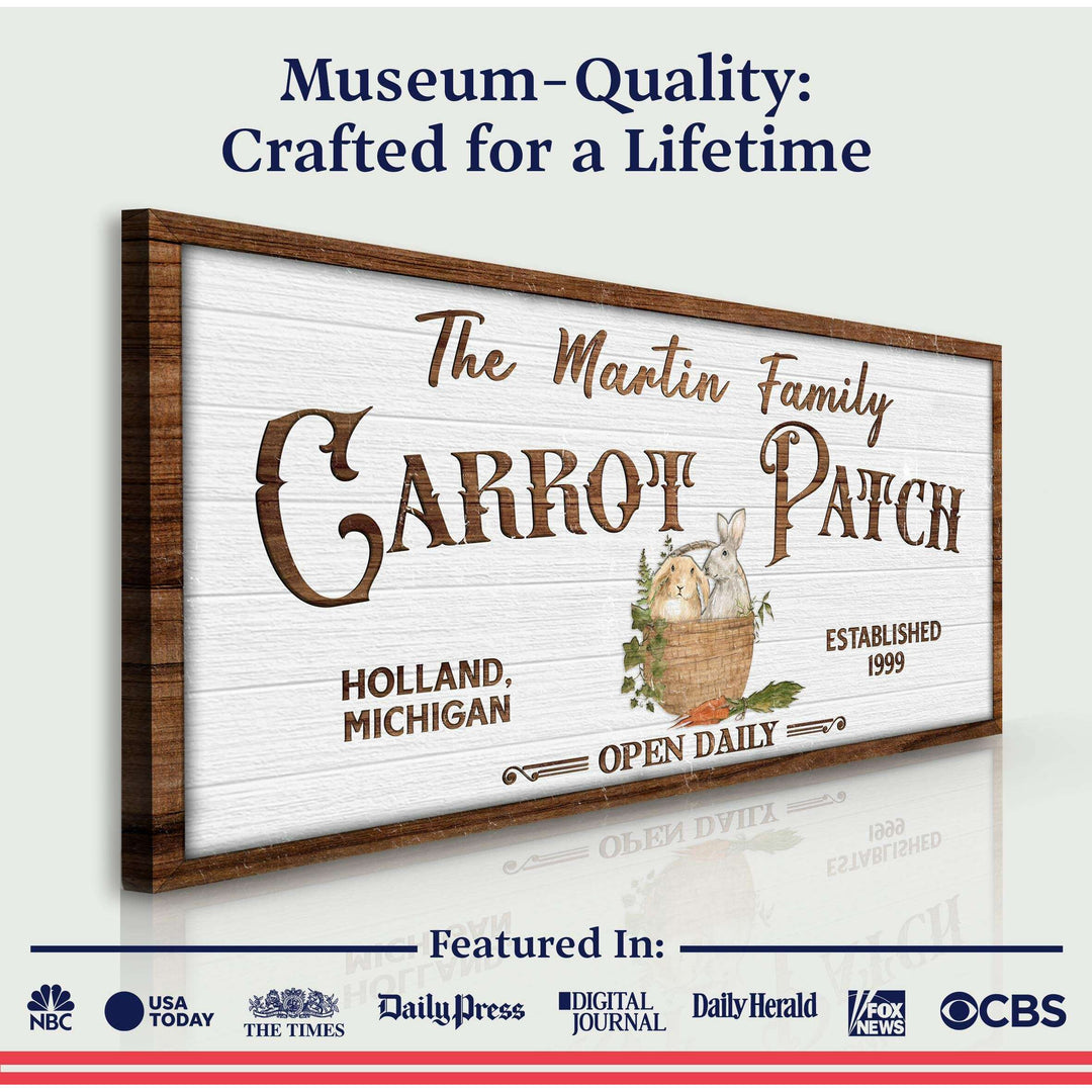 Carrot Patch Easter Sign III