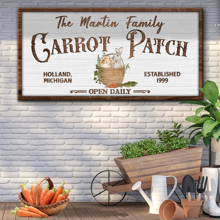 Carrot Patch Easter Sign III