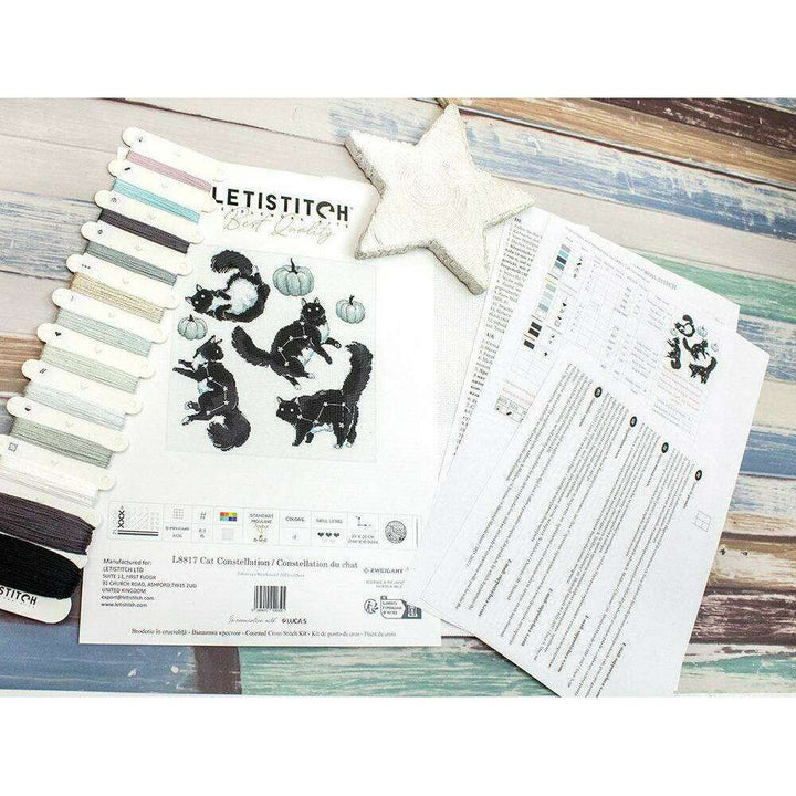 Cat Constellation L8817 Counted Cross Stitch Kit
