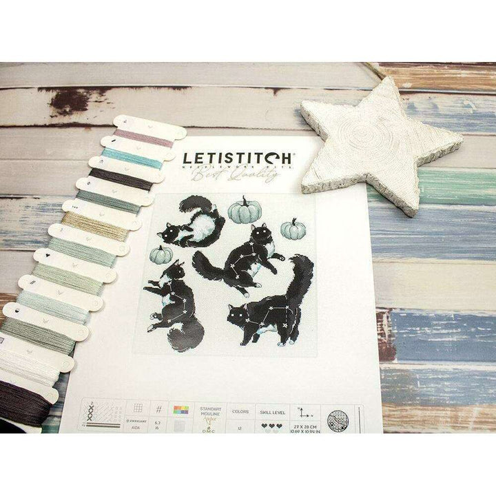 Cat Constellation L8817 Counted Cross Stitch Kit