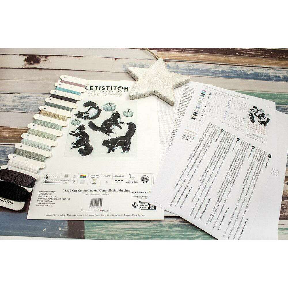 Cat Constellation L8817 Counted Cross Stitch Kit