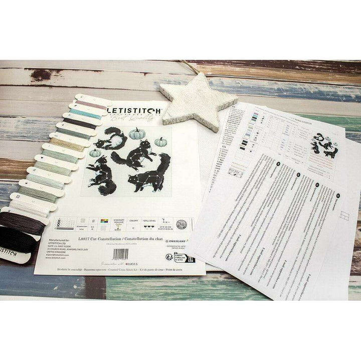 Cat Constellation L8817 Counted Cross Stitch Kit