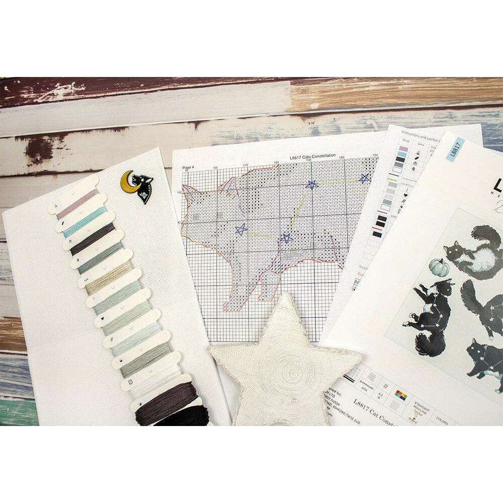 Cat Constellation L8817 Counted Cross Stitch Kit