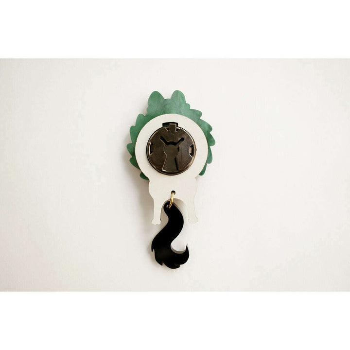 Cat in A Christmas Wreath Button Cover by Laliblue – view 5
