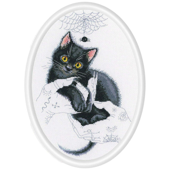 Cat magic M905 Counted Cross Stitch Kit