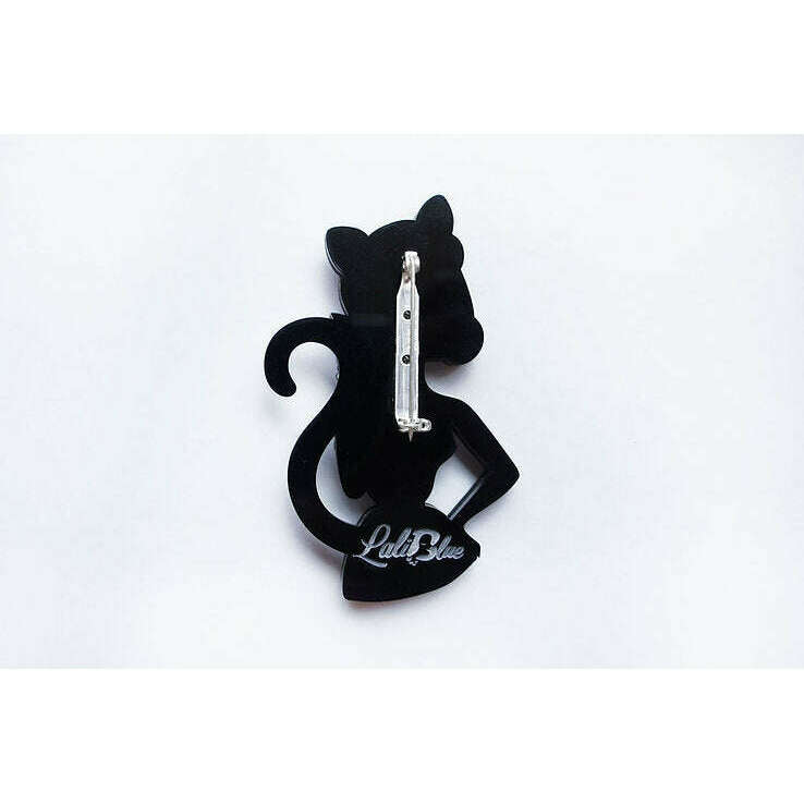 Cat Woman Brooch by Laliblue