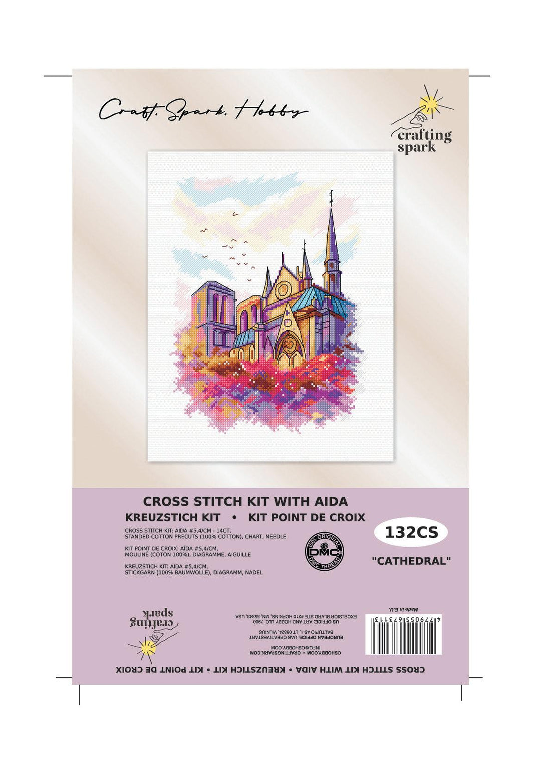 Cathedral 132CS Counted Cross-Stitch Kit