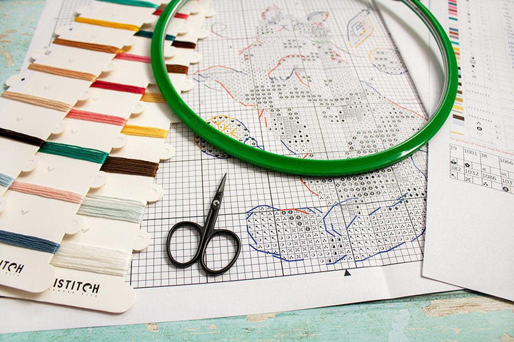 Cat's Happiness L8812 Counted Cross Stitch Kit