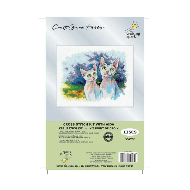 Cats 135CS Counted Cross-Stitch Kit