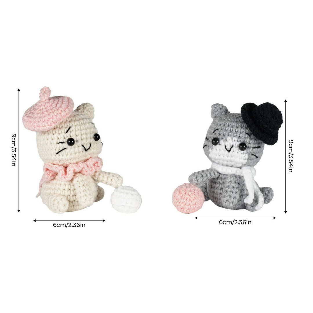 Cats Amigurumi DIY Crochet Kit Wizardi F07N8-M123
