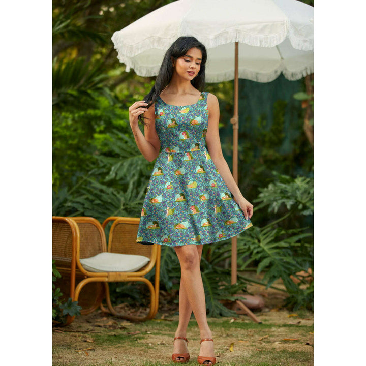 Cats Skater Dress
