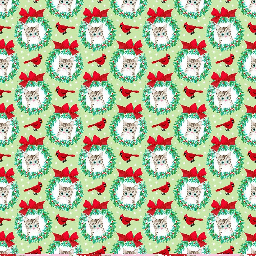 Cats & Cardinals Collared Dress