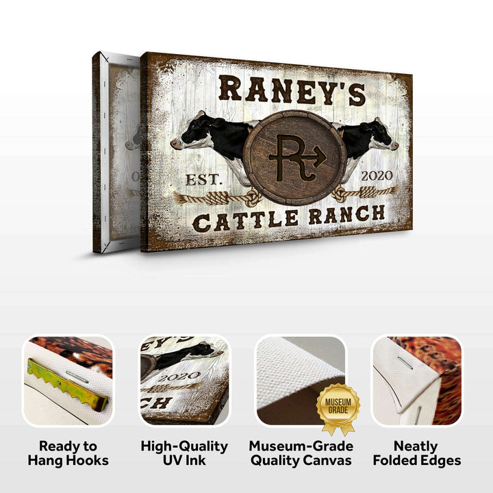 Cattle Brand - Holstein Sign