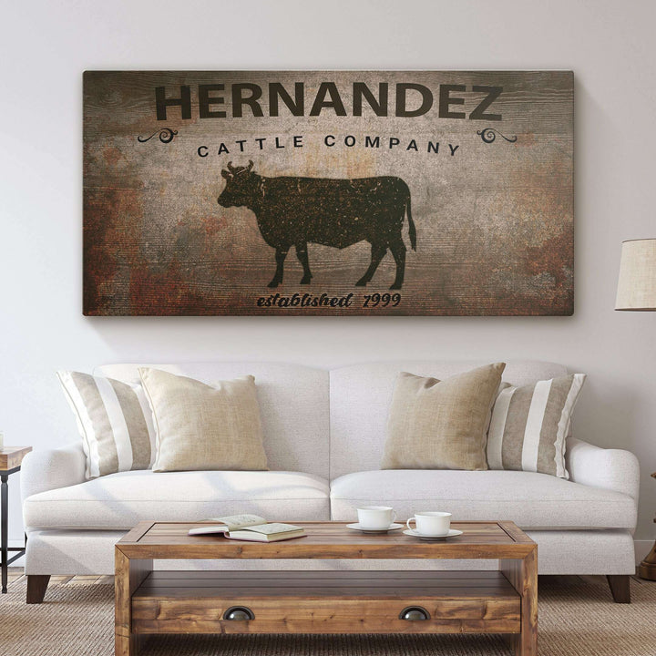 Cattle Company Sign