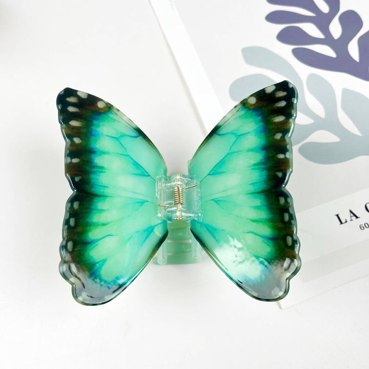Acetate large butterfly hair clip animal claw clips