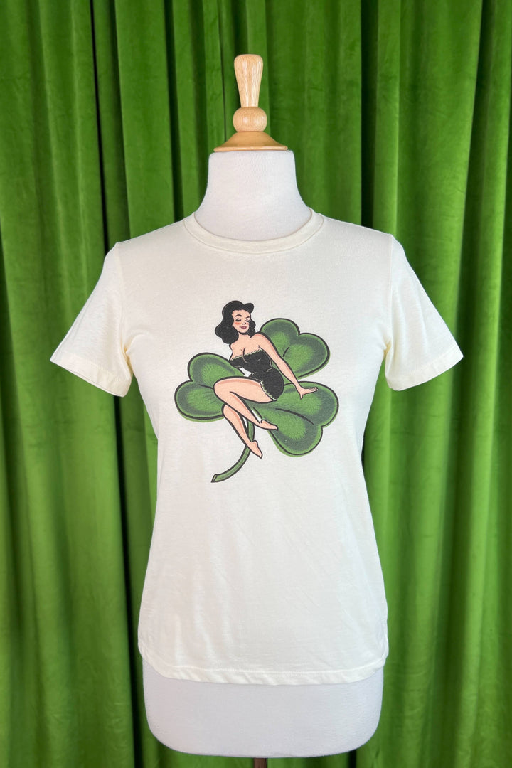 St. Pat Tee in Ivory by Mischief Made