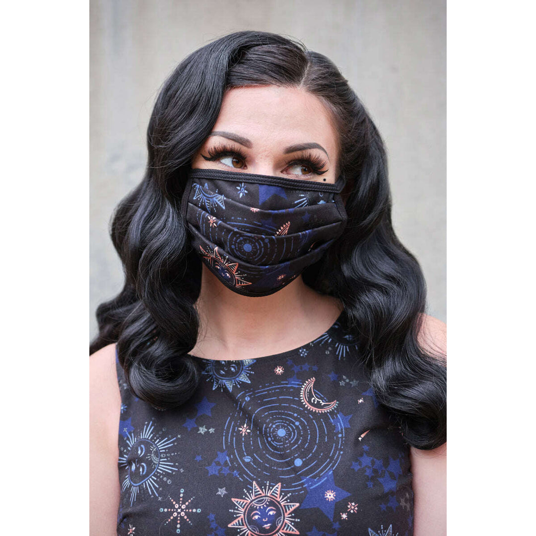 Celestial / Math Reversible Cotton Mask