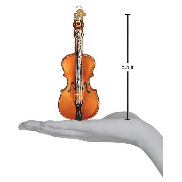 Old World Christmas Cello Blown Glass Ornament