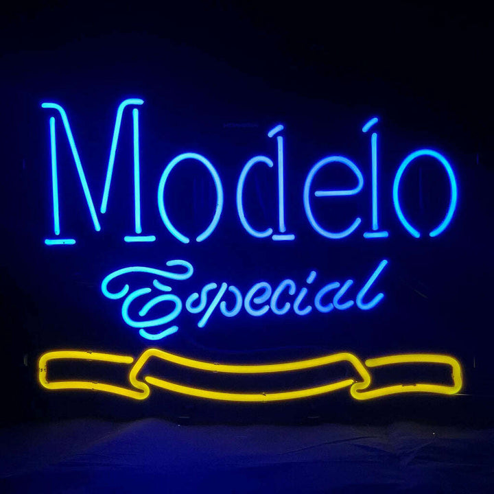 Cerveza Modelo Especial Beer Logo Neon Sign Light