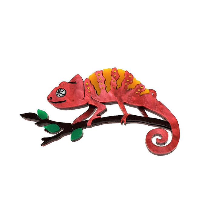 Chameleon Brooch by Cherryloco Jewellery 4