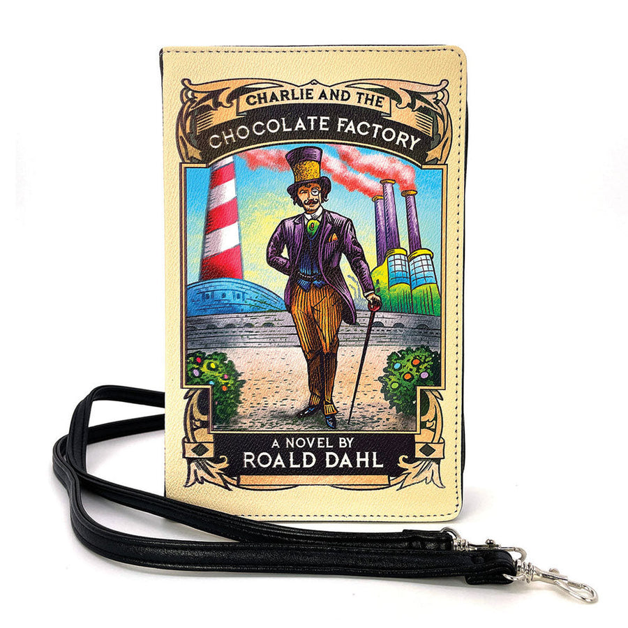 Charlie And The Chocolate Factory Book Clutch Bag by Book Bags