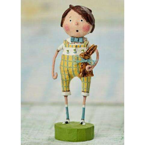 Charlie's Chocolate Bunny Lori Mitchell Figurine – view 2
