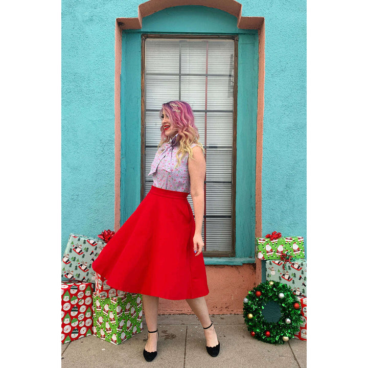 Charlotte Skirt in Red