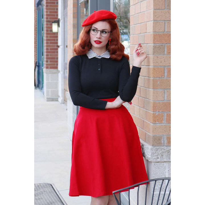 Charlotte Skirt in Red