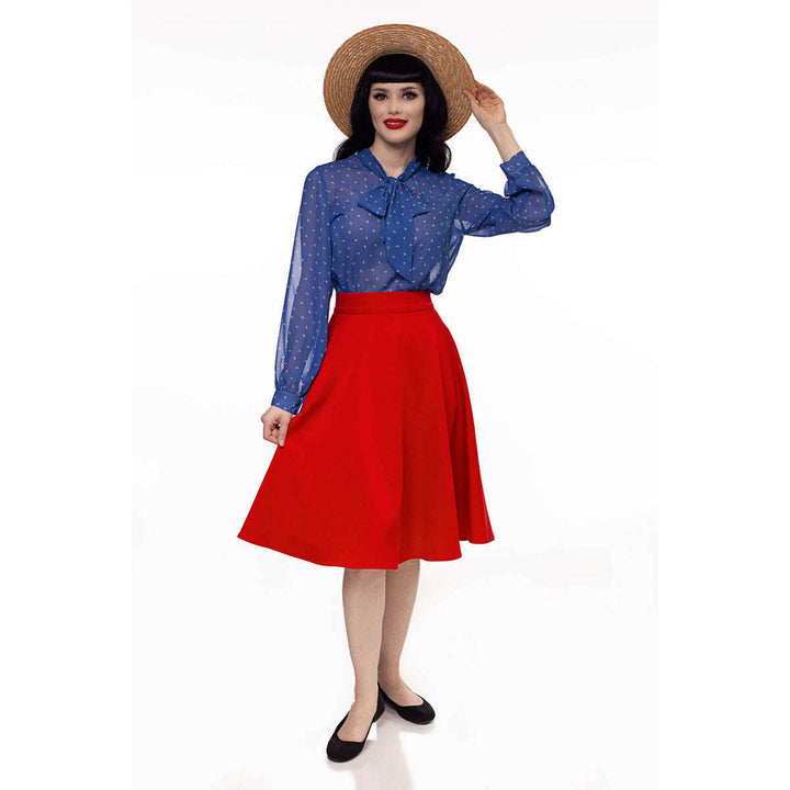 Charlotte Skirt in Red