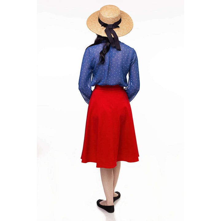 Charlotte Skirt in Red